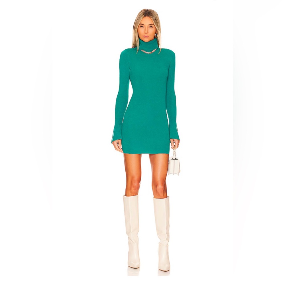 Lovers and Friends Teal Sweater Dress